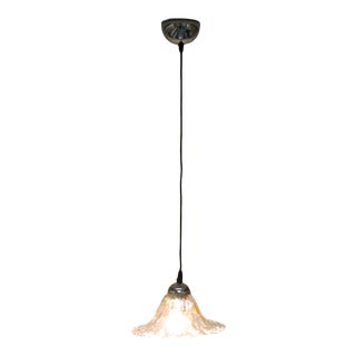 1990s Modern Murano Luce Pandant Glass Lamp For Sale