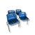 1970s Mid-Century Royal Blue Polo Dining Chairs from Robin Day, 1970s, Set of 4 For Sale - Image 5 of 7