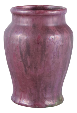 Danish Matte and Shiny Glazed Ceramic Vase by Søren Kongstrand, 1920s