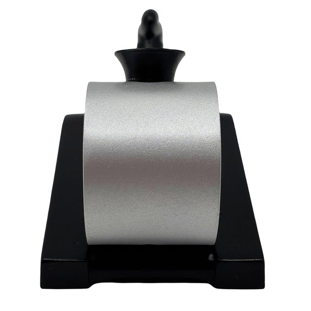 1930s Streamline Art Deco Chrome & Iron Pelican Fountain Pen Holder by Esterbrook For Sale - Image 10 of 13