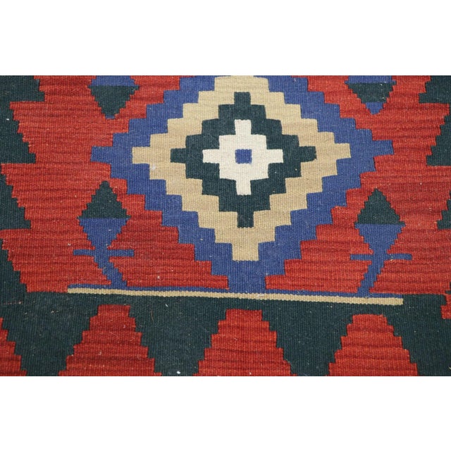 Vintage Persian Shiraz Kilim Rug - 02'00 X 02'11 For Sale - Image 4 of 9