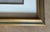 Original Pair of Botanical Pastels Art in Gilt Frames Signed 1986 Mid Size For Sale - Image 9 of 11