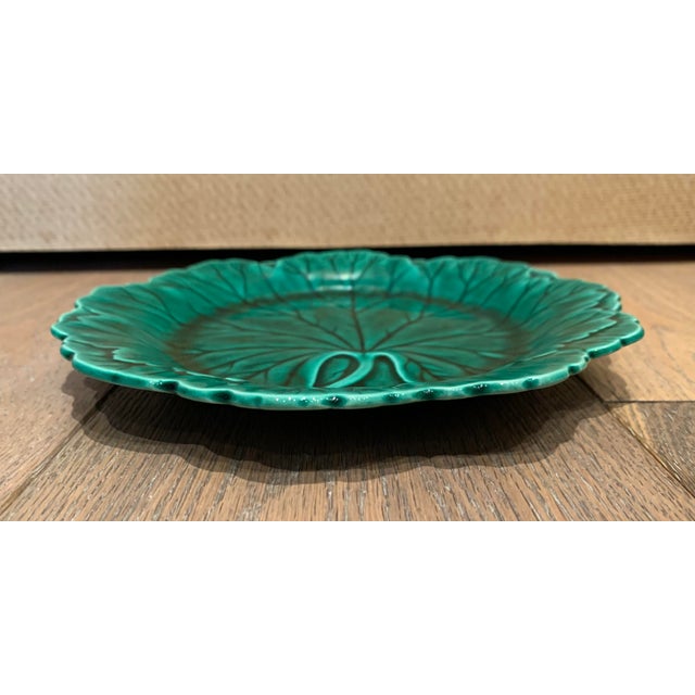 Vintage Green Wedgewood Cabbage Plate.