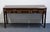 Late 20th Century Pennsylvania House Banded Mahogany Traditional Chippendale Style 54" Accent Console Sofa Table 13-1509 For Sale - Image 5 of 12