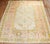 Early 20th Century Ivory Angora Antique Oushak Rug - 8'5" x 11'2" For Sale - Image 5 of 12