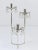 1950s Silver Plated Candlestick with Faceted Crystals from Lobmeyr, Austria, 1950s For Sale - Image 5 of 11