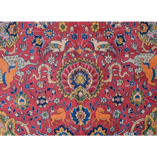 Textile Wonderful Early 20th Century Agra Rug For Sale - Image 7 of 11