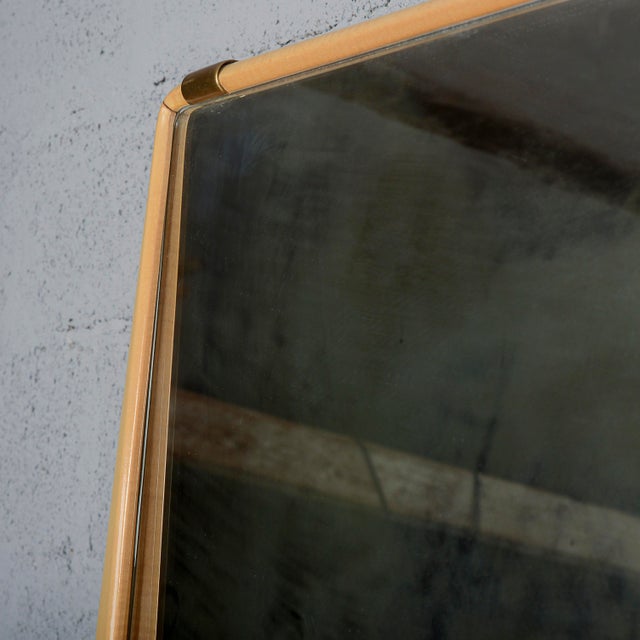 Vittorio Dassi Wooden Framed Mirror by Vittorio Dassi, 1950 For Sale - Image 4 of 15