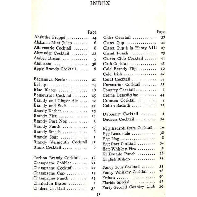 "Charles' Book of Punches and Cocktails" 1934 Charles of Delmonicos For Sale - Image 4 of 8