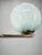 Art Deco Chrome and Opaline Glass Chandelier, Former Czechoslovakia, 1930s For Sale - Image 10 of 12