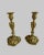 Pair of 19th century Louis XV-Style Gilt Bronze Candlesticks h. 10” dia. 6”