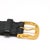 Metal Vintage Omega N6607 18k Gold Square Manual Black Dial Florentine Watch For Sale - Image 7 of 7