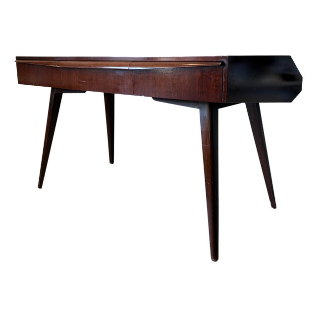 Mid-Century Desk with Book Shelf, Germany, 1950s For Sale