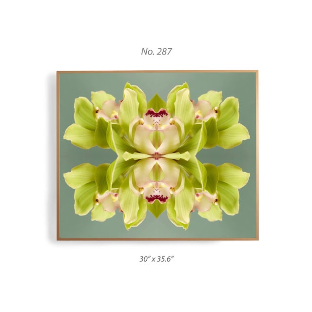 Neon Green "No. 287" Erin Derby Op Art Limited Edition Print For Sale - Image 8 of 8