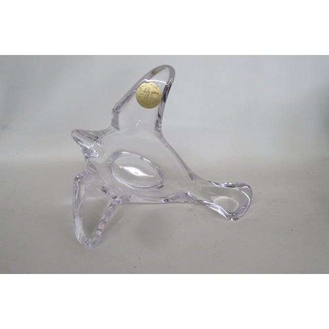 Princess House Fine French Lead Crystal Flying Bird Trinket Candy Dish 5161b For Sale - Image 4 of 9