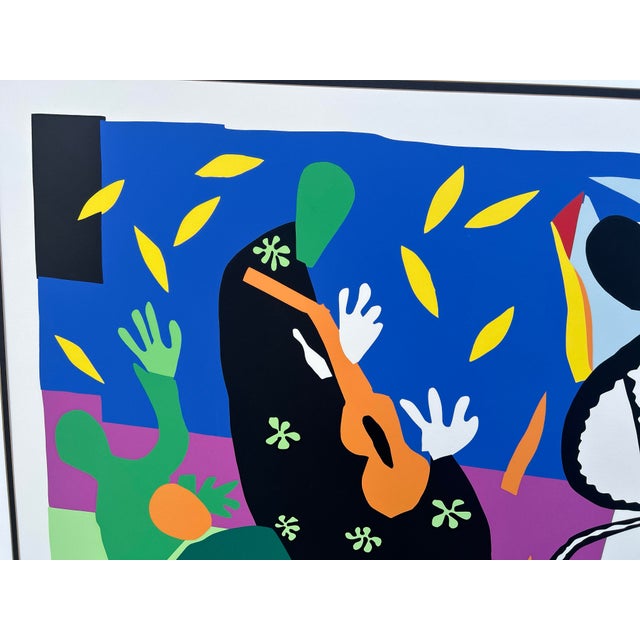 Henri Matisse Tristesse Du Roi by Henri Matisse Large Mid Century Serigraph Print 38x51 For Sale - Image 4 of 7