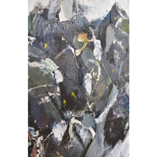 Imants Vecozols, Coals, 2000s, Mixed Media on Canvas For Sale - Image 3 of 5