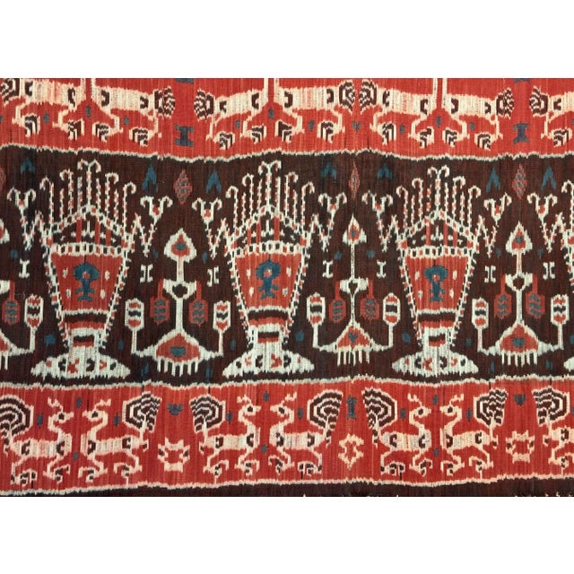 Mid-Century Indonesian Handwoven Textile For Sale - Image 9 of 9
