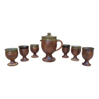 Coffee Service by P. Digan and J. Stedman, 1970s, Set of 7 For Sale