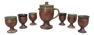 Coffee Service by P. Digan and J. Stedman, 1970s, Set of 7