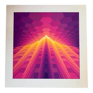 Yvaral (Jean-Pierre Vasarely) Lithographie - 1978 1974