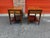 Brown Mid 20th Century Pair of Vintage Federal Style 2 Tier Side Tables For Sale - Image 8 of 18
