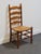 Statton Furniture Statton Furniture Solid Hard Rock Maple Colonial Early American Ladder Back Dining Side Chair W. Rush Seat For Sale - Image 4 of 10
