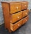 Early 20th Century Early 20th Refinished Solid Pine 6-Drawer Side Cabinet Chest, Circa 1920s For Sale - Image 5 of 9