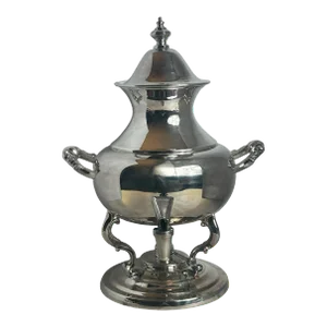 Vintage Tea Urn Primrose Silver Plate Coffee Hot Water Beverage Dispenser