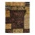Modern Hand-Knotted Wool Area Rug – Abstract Botanical Floral Burst & Patchwork For Sale