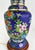 Late 20th Century Chinese Cloisonné Table Lamps Birds Flowers, New String Shades, Pair For Sale In Miami - Image 6 of 15