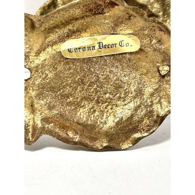 Vintage Brass Wall Hooks – Set of 2 Decorative Brass Coat Hooks For Sale In Louisville - Image 6 of 6