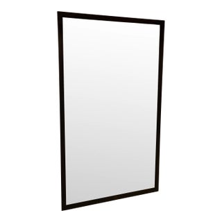 Late 20th Century Large Steel Framed Wall Mirror For Sale