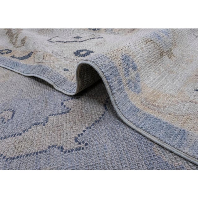 Textile Turkish Oushak Rug 9' x 12'7" For Sale - Image 7 of 8