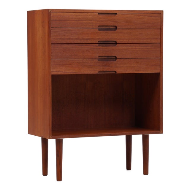 Mid-Century Teak Chest of 5 Drawers, 1960s For Sale