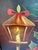 Vintage Original Poinsettia and Lantern Christmas Holiday Painting, Signed Norma For Sale - Image 4 of 8