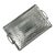 1950s Vintage Boho Chic Arts & Crafts Hand Wrought Etched Aluminum Serving Tray For Sale