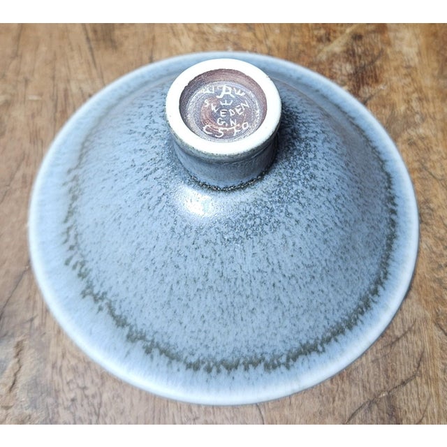 Gunnar Nyland Blue Bowl For Sale - Image 10 of 13