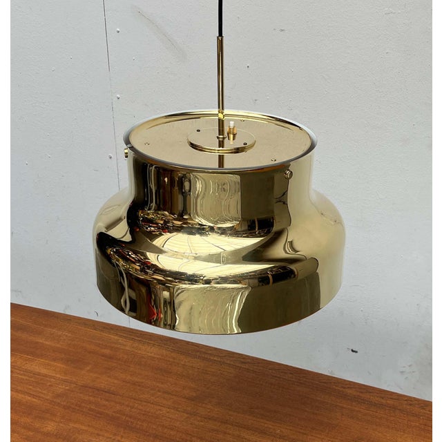 Mid-Century Modern Bumling Pendant Lamp in Brass by Anders Pehrson for Ateljé Lyktan, 1960s For Sale - Image 6 of 18