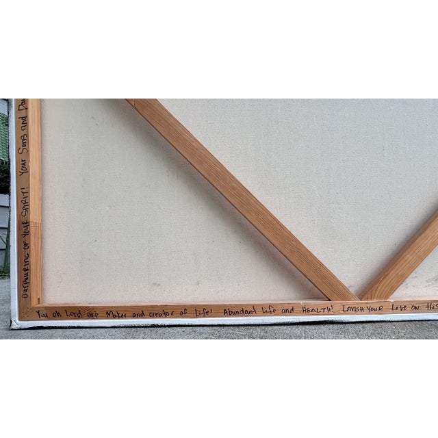 Maylia G. Trahan - “I Am- Creator” Contemporary Style Framed Acrylic Painting on Canvas (Louisiana) (2015) For Sale - Image 11 of 15