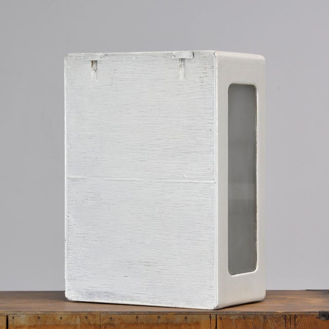 Vintage Glass and Wooden Medicine Cabinet, 1930 For Sale - Image 11 of 12