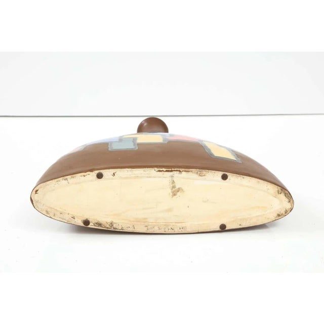 1970's Mid-Century Modern Large Pottery Vase For Sale - Image 4 of 13