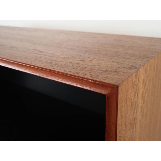 Orange Danish Teak Bookcase, 1970s For Sale - Image 8 of 10