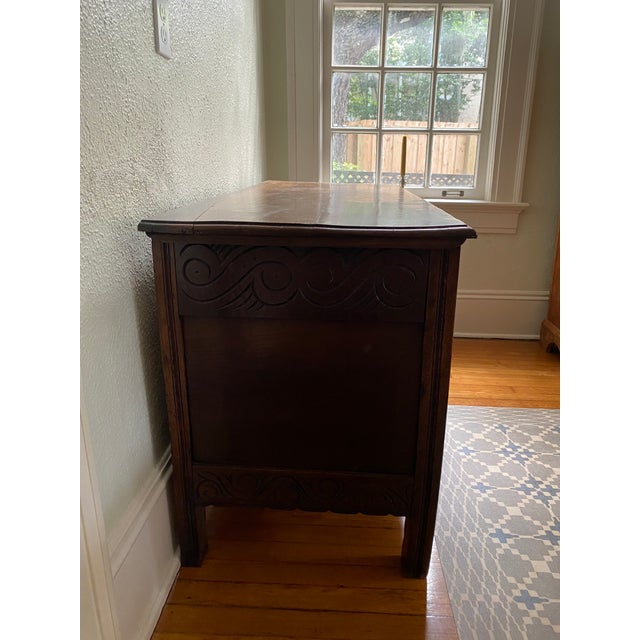 Antique Jacobean Walnut Chest For Sale - Image 9 of 10