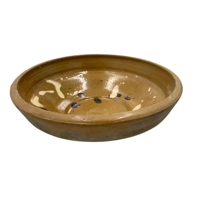 Folk Art Antique Hungarian Folk Art Decorative Bowl For Sale - Image 3 of 6