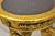 Late 20th Century Egyptian Revival Gold Giltwood Marble Top Sphinx Pedestal Side Table Plant Stand For Sale - Image 9 of 12
