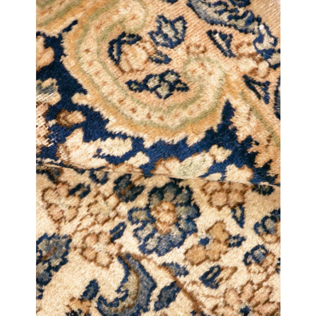 Antique Persian Lavar Rug With Floral Medallion, 3' × 5' For Sale - Image 4 of 4