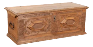 18th Century Oak Trunk or Coffer, Denmark
