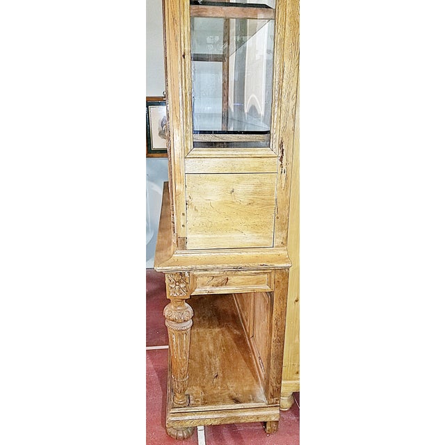 18th C. French Country Louis XVI Vitrine Biblioteque For Sale - Image 15 of 15