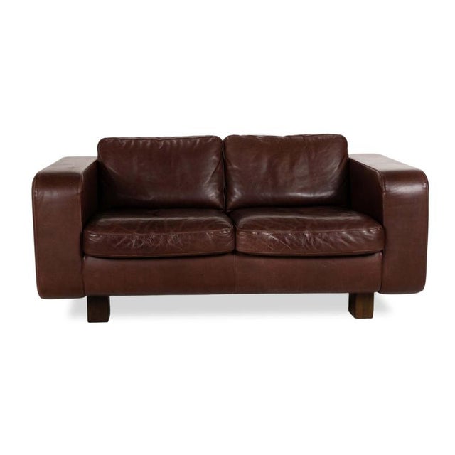 Valentino 2-Seater Sofa in Brown Leather from Machalke For Sale - Image 10 of 10